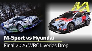 Hyundai and M-Sport drop 2026 WRC liveries! screenshot 1