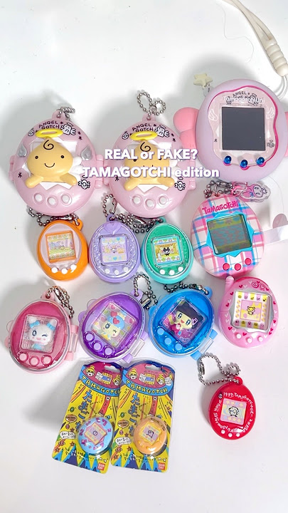 can u guess real or fake? #tamagotchi #realorfake #toys #miniature