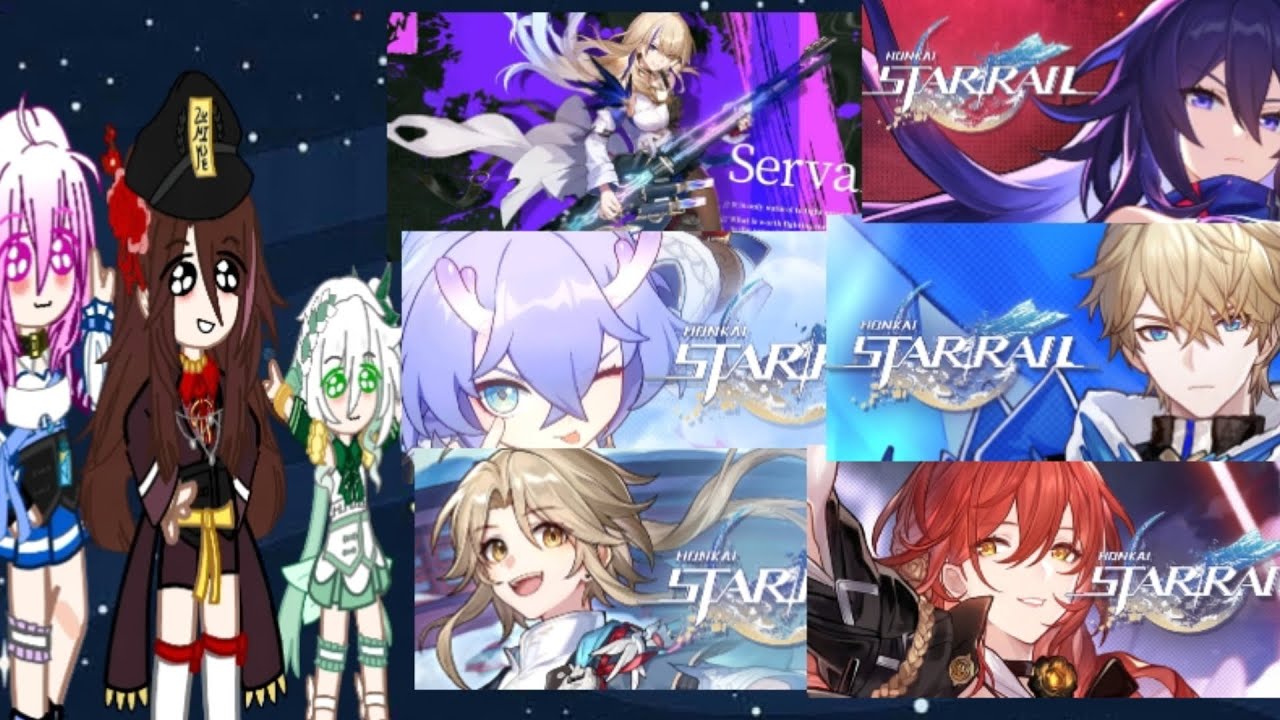 genshin impact react to hsr character traliers part 1