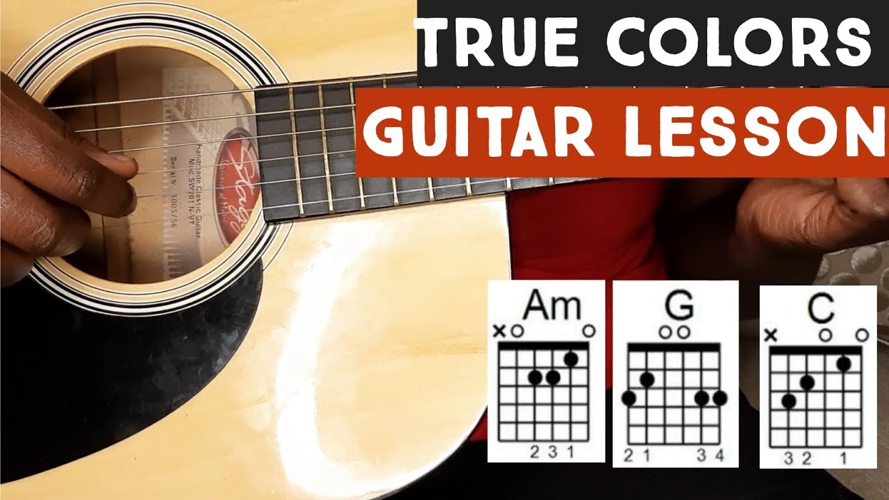 True Colors |Guitar Chord Turorial| (Cover)(Justin Timberlake/Trolls ...