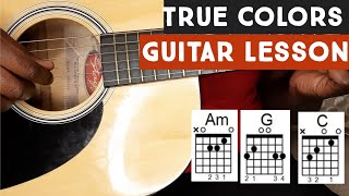 True Colors Guitar Chord Turorial coverjustin Timberlaketrolls