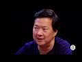 Ken Jeong Performs a Physical While Eating Spicy Wings | Hot Ones