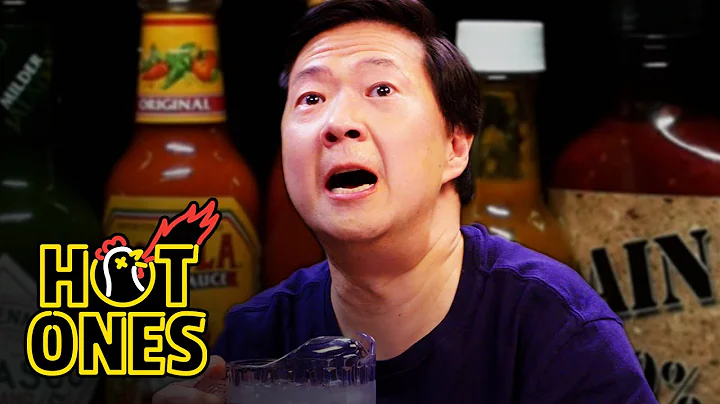 Ken Jeong Performs a Physical While Eating Spicy W...