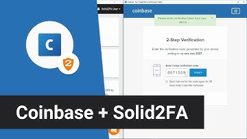 Coinbase + Solid2FA — Secure 2-Step Login for your Coinbase Account