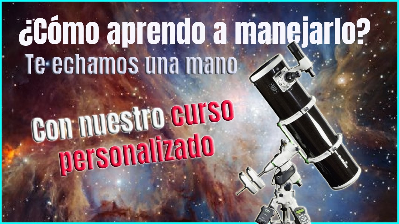 Portada del vídeo: Aprende a usar tu telescopio en 2 horas (sin frustrarte)