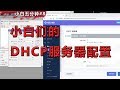 小白五分钟 8 配置你的网络DHCP服务器 它与手动IP有什么区别 