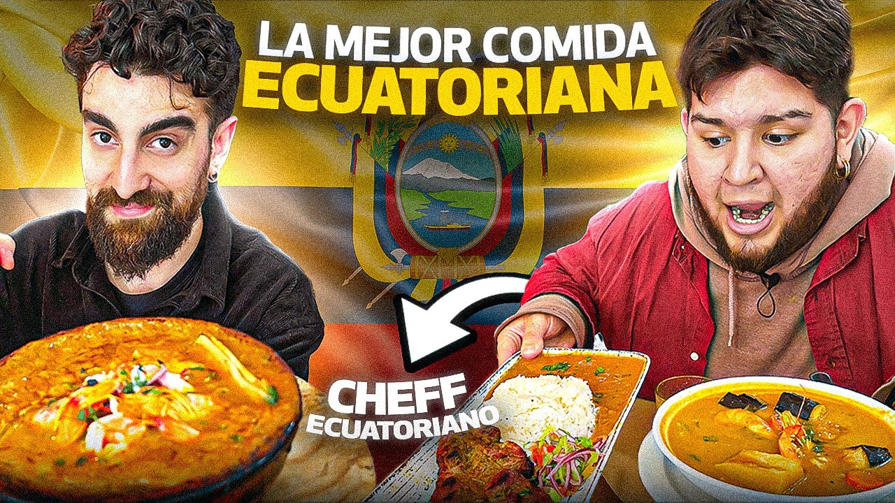 Pruebo la MEJOR COMIDA ECUATORIANA con un chef ecuatoriano 🇪🇨