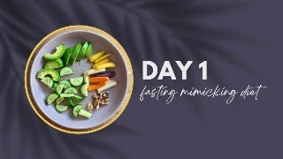 DAY 1 ✨ fasting mimicking diet DIY