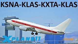 X-Plane 11 | Janet Airlines & Area 51! | A319 B737 | VATSIM | Orange County, Las Vegas & Area 51