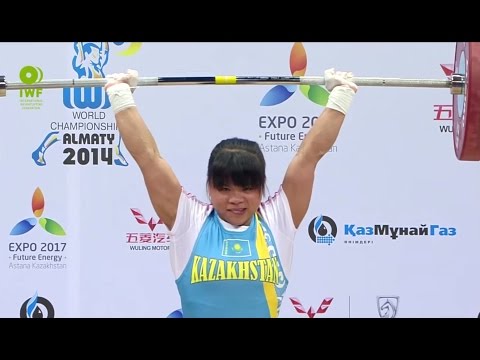 Видео: 2014 World Weightlifting Championships, Women 53 kg \ Тяжелая Атлетика. Чемпионат Мира
