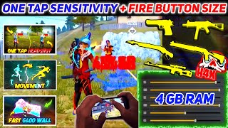 4 GB Ram Best Sensitivity Setting After Update For Free Fire 🔥👽 \\ Free Fire New Auto Headshot Sensi