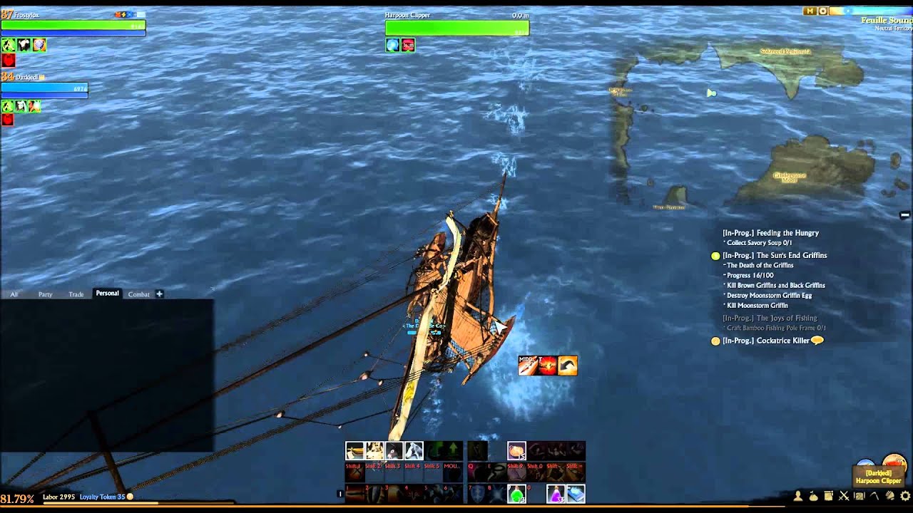 Archeage Boat Flipping Fun
