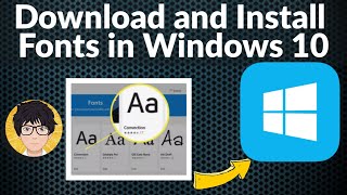 Install Fonts in Windows 10 |  Windows 11 💻⚙️🐞
