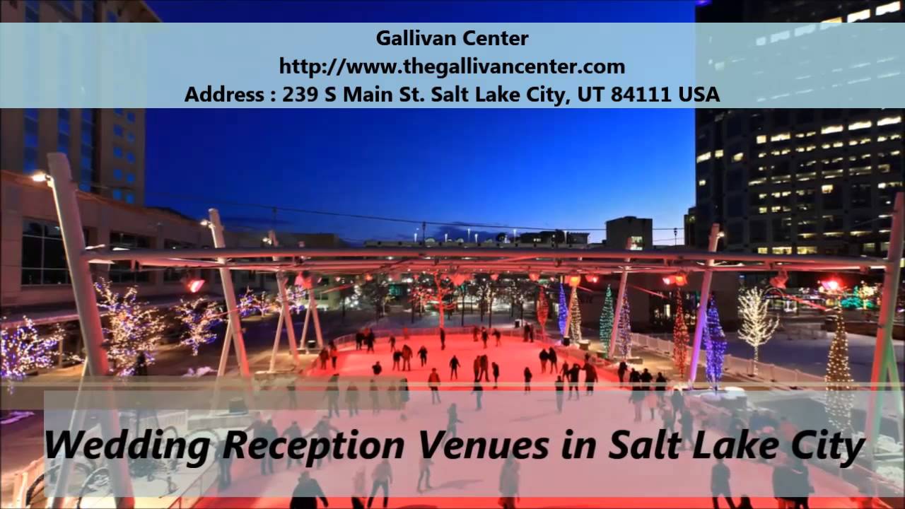 Gallivan Center Wedding Reception Venues in Salt Lake City YouTube