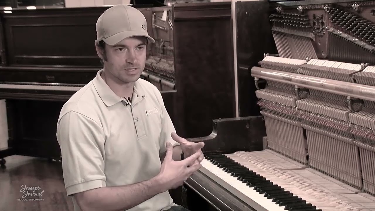 "Objects with Stories are Treasures Remembered (TM)"-The story behind their great-grandfathers piano