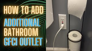 How to Install Additional Bathroom Outlet For Bidet