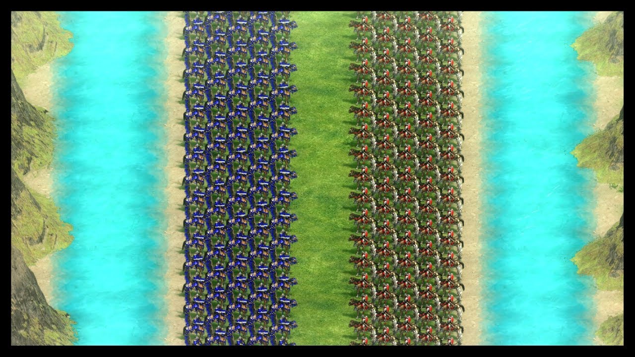 AGE OF EMPIRES II 100 ELITE MAGYAR HUSZAR VS 100 HUSSAR YouTube