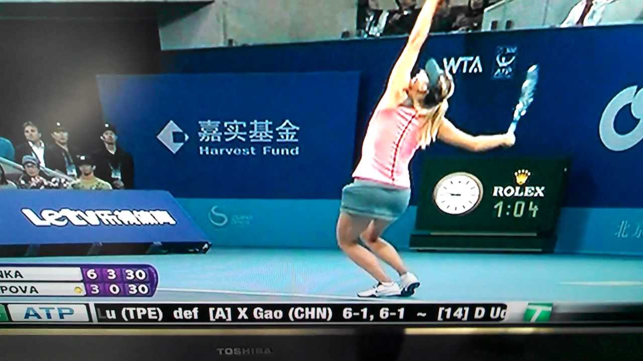 live trophy position Maria sharapova vs Victoria Azarenka china open 2012
