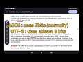 Unicode and UTF-8