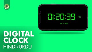 DIGITAL CLOCK  - Android Studio | Android Development Tutorial | Digital Seth | HINDI/URDU screenshot 5