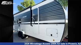 Wonderful 2026 Winnebago Access Travel Trailer RV For Sale in Phoenix, AZ | RVUSA.com