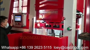 Slide out moulding machine for easy core setting-zoomzu