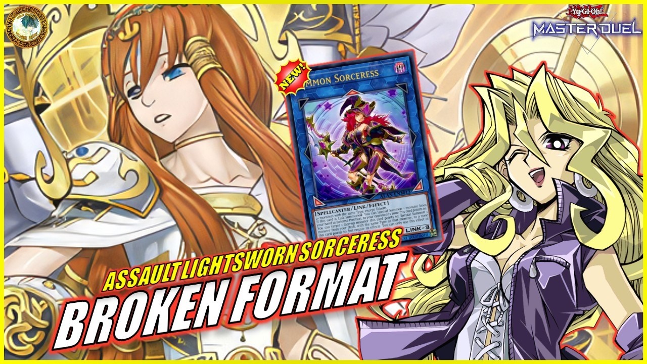 LIGHTSWORN SORCERESS FTK ✨ ft. Assault Blackwing Burn / NEW BROKEN FORMAT [Yugioh MASTER DUEL]