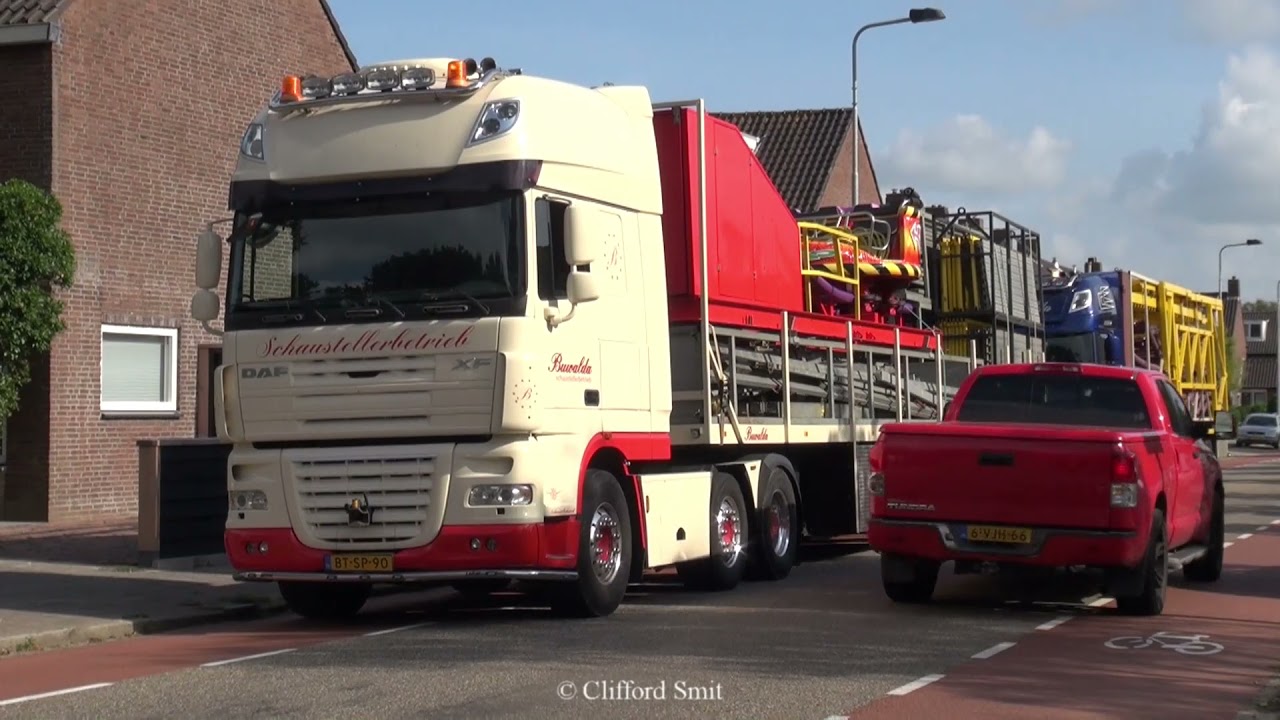 Kermis Heemskerk 2021 Transport en opbouw deel 5