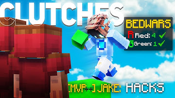 1v4 Clutching in Lobby 1 Ranked Bedwars (Reactions)