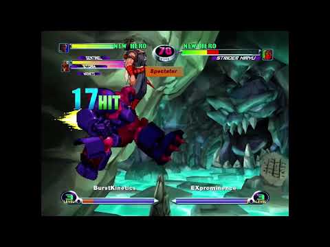 MvC2: Khaos - Magneto/Sent 4x Tag/Switch Sides Rom HSF 85% Combo .:2.8.24:.