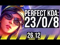 CAITLYN & Vel'Koz vs SENNA & Leona (ADC) | Perfect KDA: 23/0/8 | EUW Diamond | 26.12