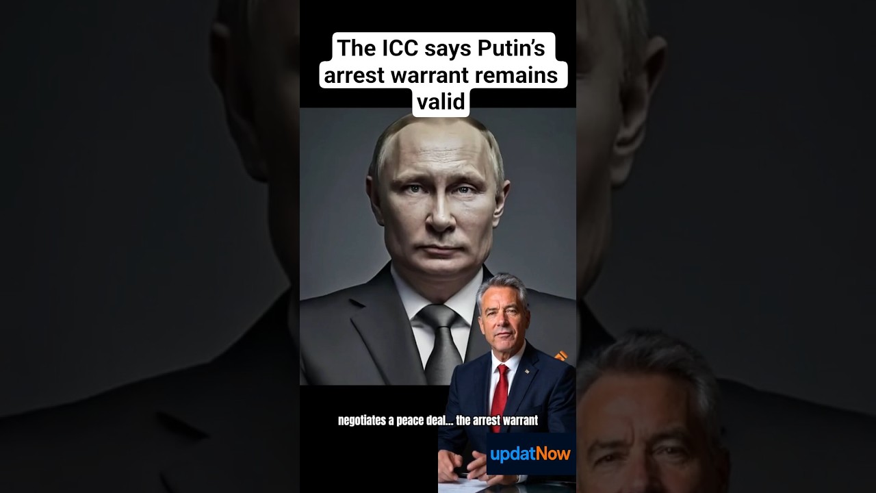 The ICC says Putin’s arrest warrant remains valid #shorts  #updatnow