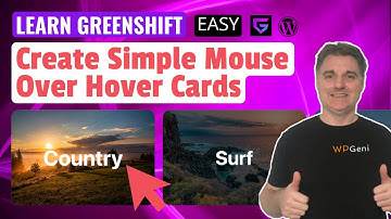 How to Create Simple Hover Cards with Greenshift WordPress Blocks