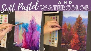 Have You Tried Using Pastel and Watercolor? - Painting Tutorial screenshot 3