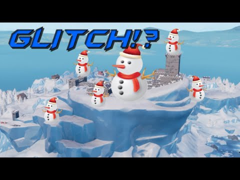 INSANE SNOWMAN GLITCH IN FORTNITE BATTLE ROYALE 