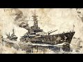 Vintage WW2 BATTLESHIP poster | Frame TV Art | TV wallpaper Art | TV Screensaver Art | 2Hrs