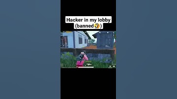 Hacker in my lobby(banned🤣) - #shorts #pubg #pubgmobile #hacker #ban #bgmi