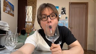 ワイングラスを声で割る^_^