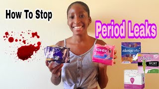 How to Stop Period Leaks (Prevent Stains) 🛀🧼🚿🧻