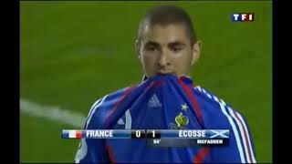 Karim Benzema vs Scotland Euro qualifying (09/12/2007)