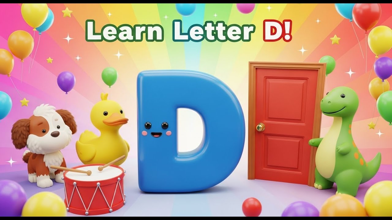 Learn D Learn the letter D with me | Learn D things | Fun Things | fun learning ...