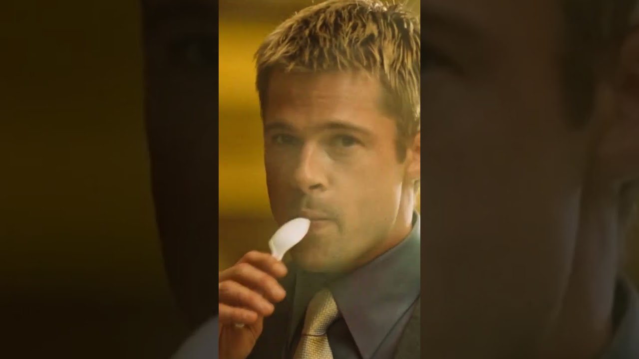 Why Does Brad Pitt Always Eat in Ocean's Eleven?