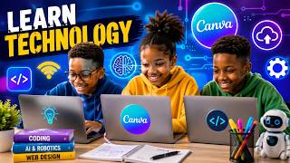 Kids Can Learn Technology & Canva From ZERO! screenshot 1