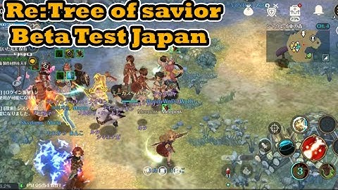 Re:Tree of savior Mobile Beta Test Japan server Gameplay
