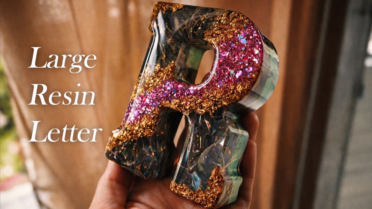 This Large Resin Letter Makes the Perfect Personalized Gift