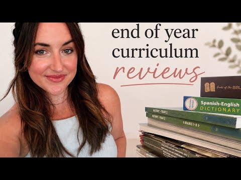 END OF YEAR CURRICULUM REVIEWS + HOMESCHOOL YEAR RECAP||HONEST + CHATTY||NOT WHAT I EXPECTED