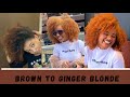 How to Dye Natural Hair: Brown to Ginger Blonde | Creme of Nature Dye