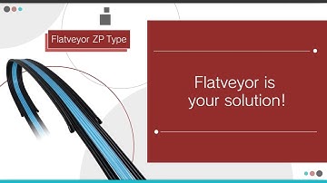 Tsubaki Flatveyor is your solution for cable management in clean environments