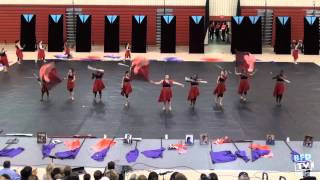 Everett MA High School Winter Color Guard @ The 2012 Night of Percussion - BFDTV