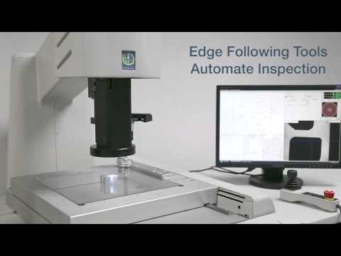 Micro-Vu Measuring an Aluminum Extrusion #117